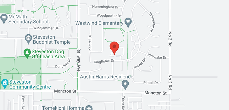 map of 67 11771 KINGFISHER DRIVE